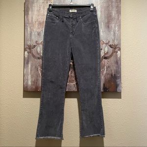 Madewell Tall Cali Demi-Boot Corduroy jeans. Size 28